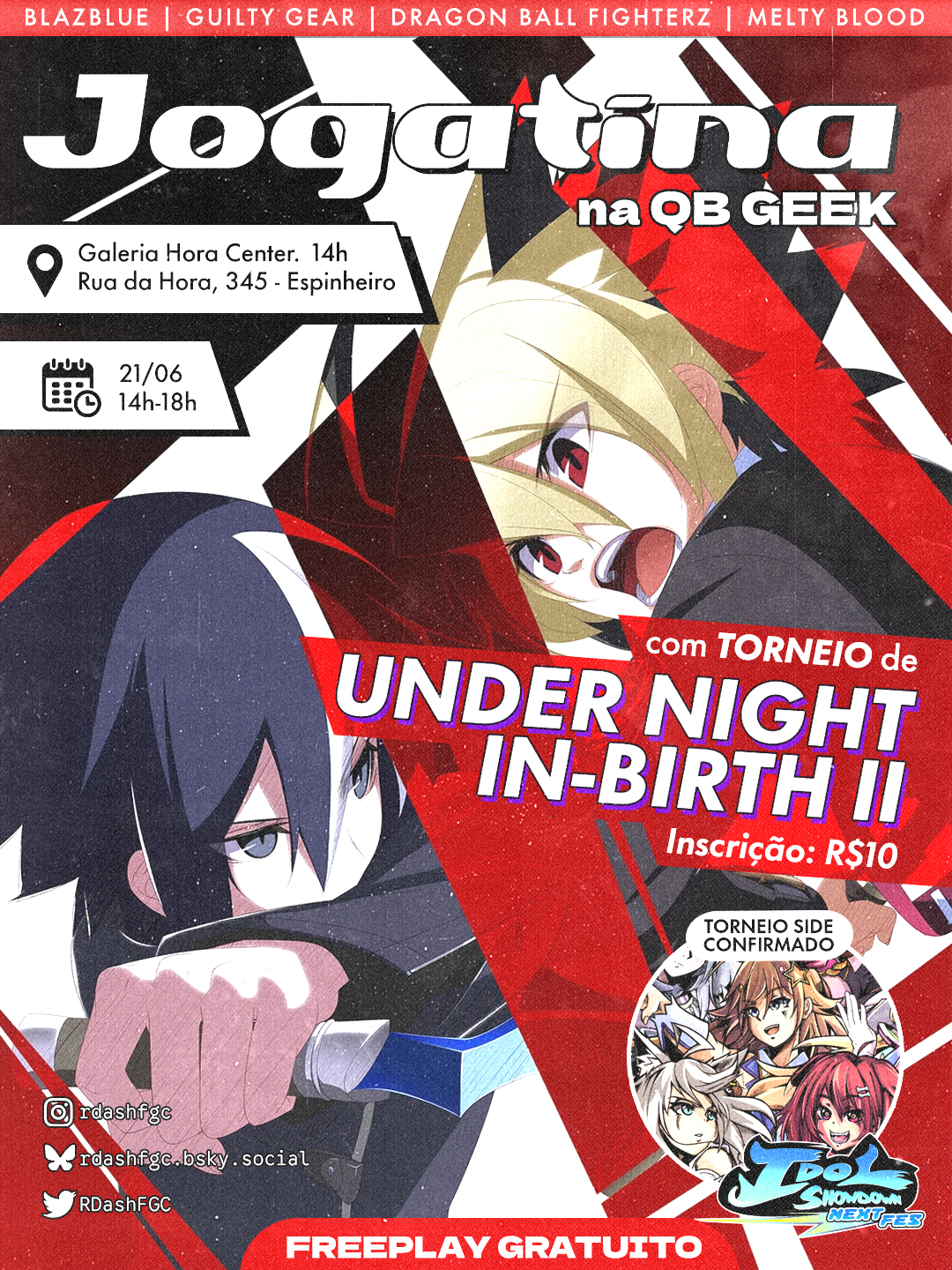 Cartaz do torneio Under Night In-Birth II